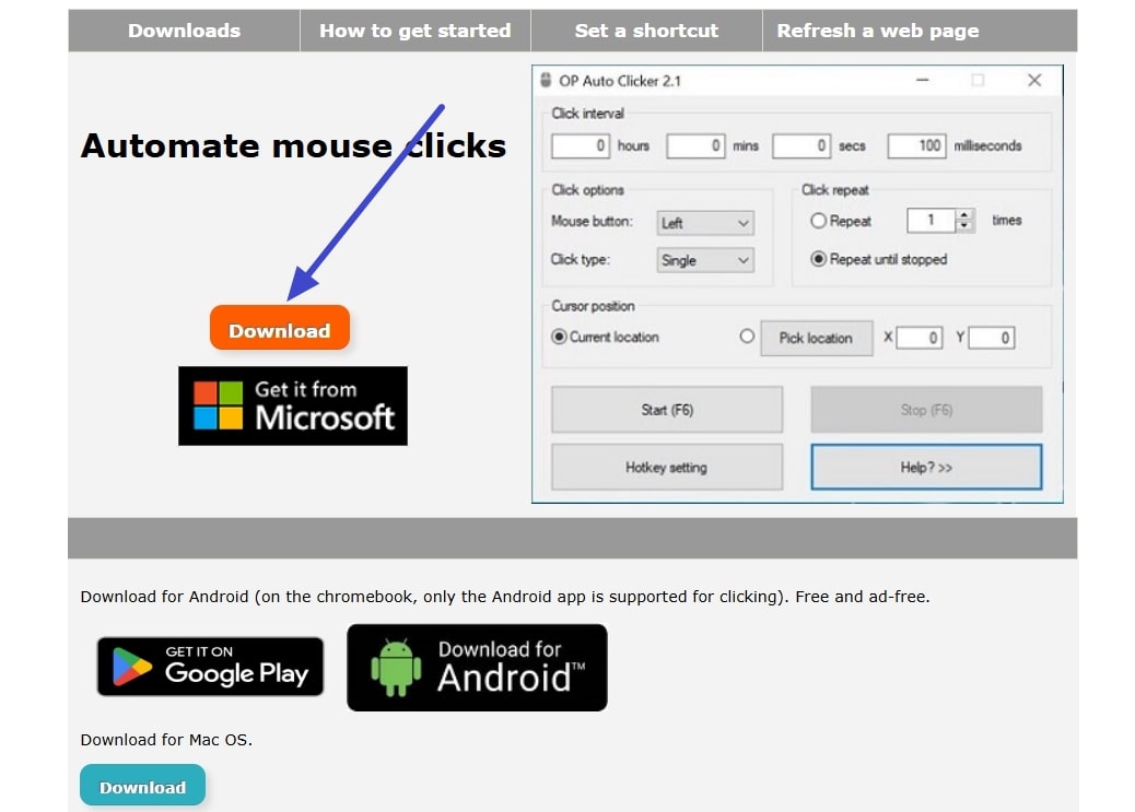 install op auto clicker on mac