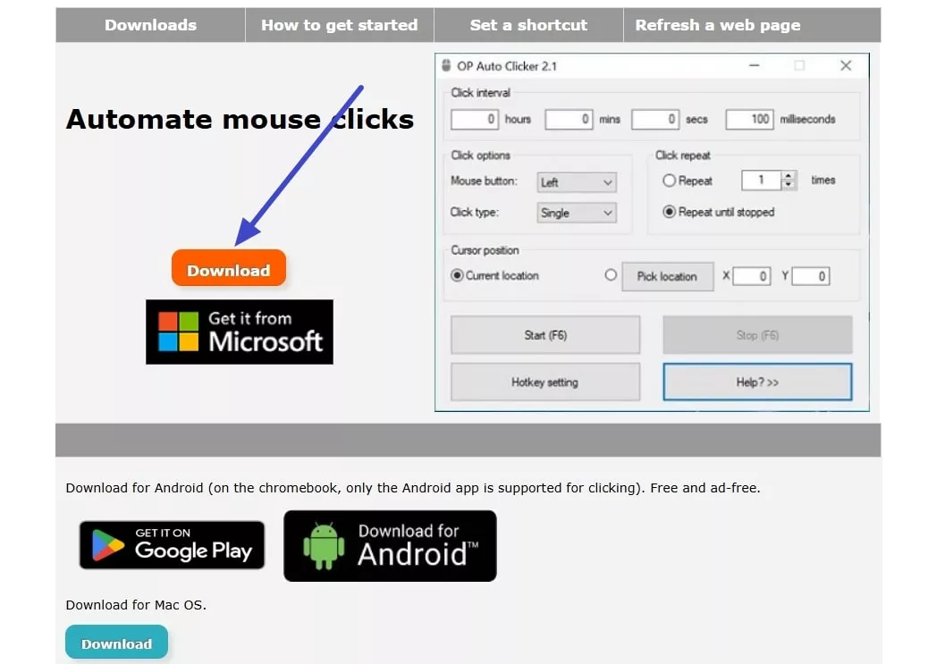 install op auto clicker on mac