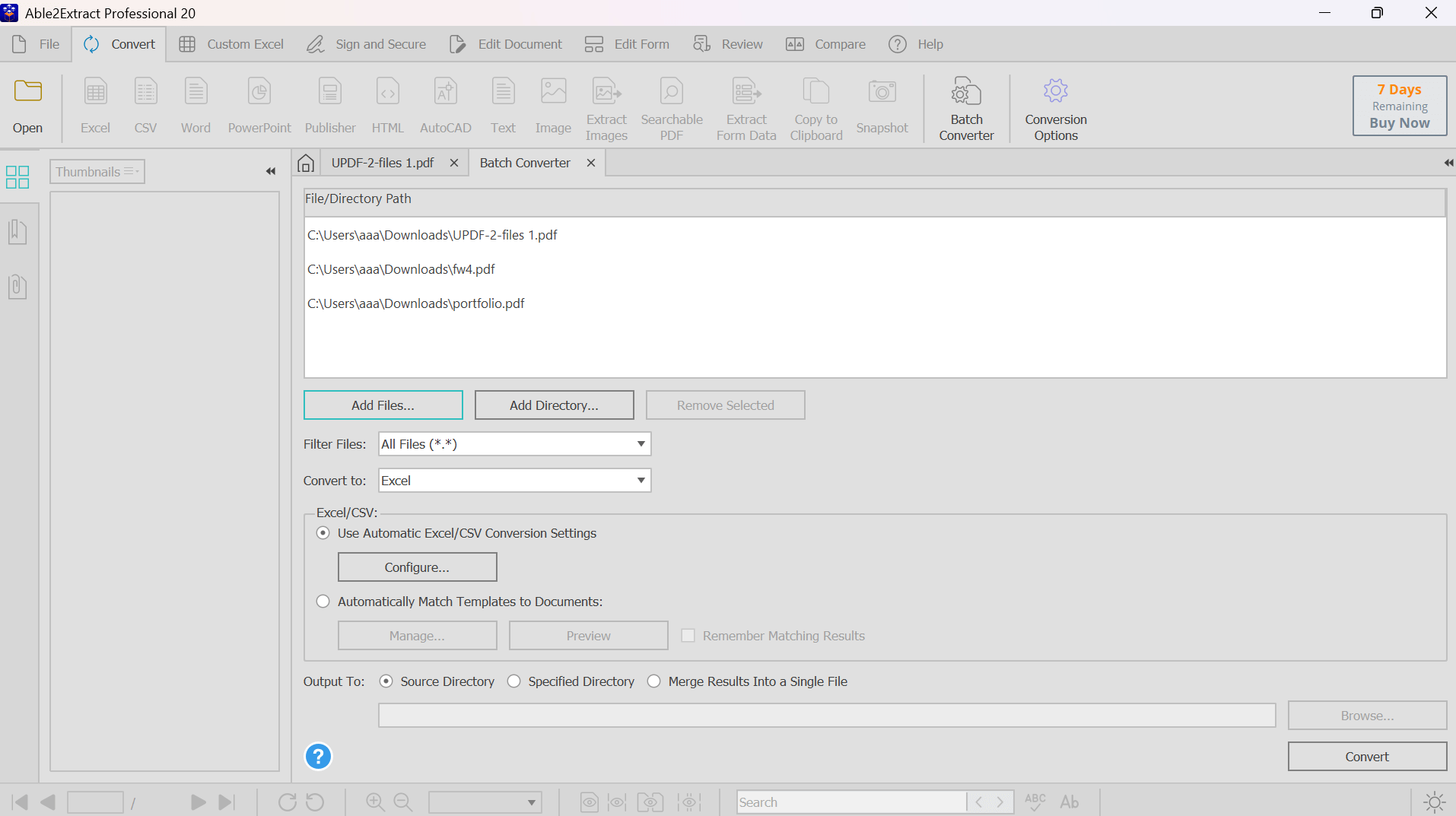 batch processing with able2extract