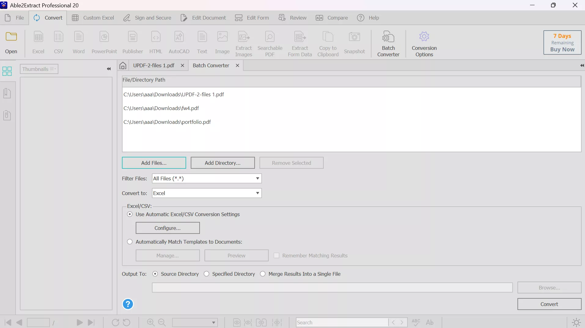 batch processing with able2extract