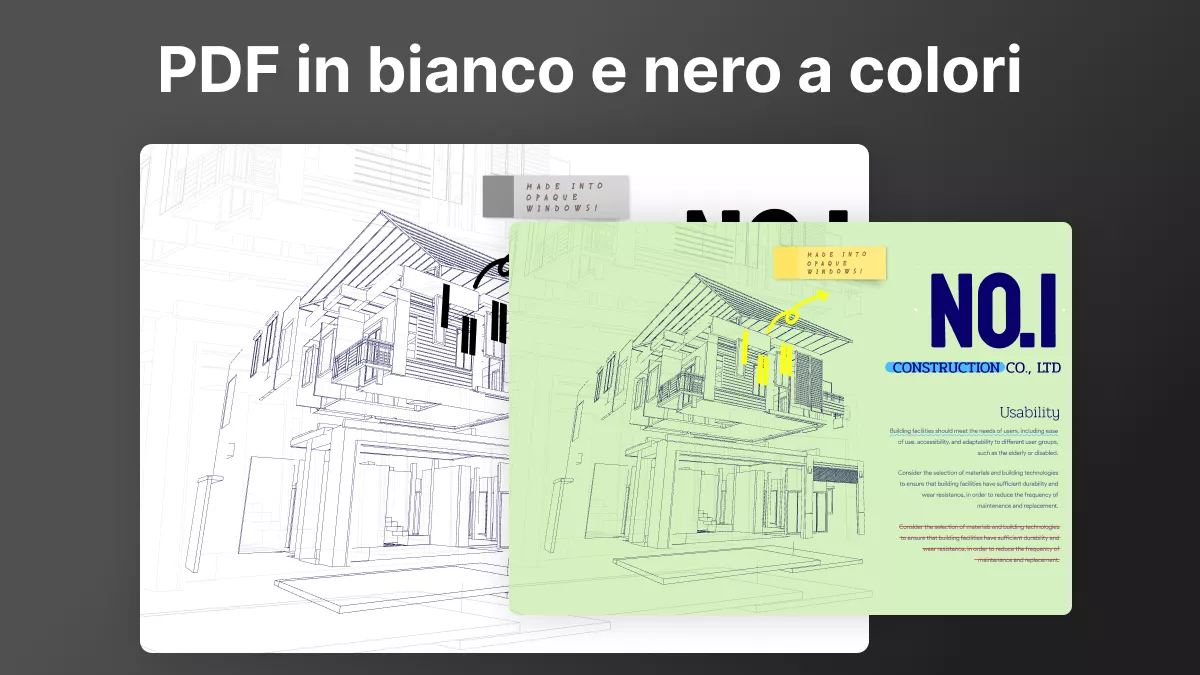 2 metodi diversi per convertire il tuo PDF da bianco e nero a colori