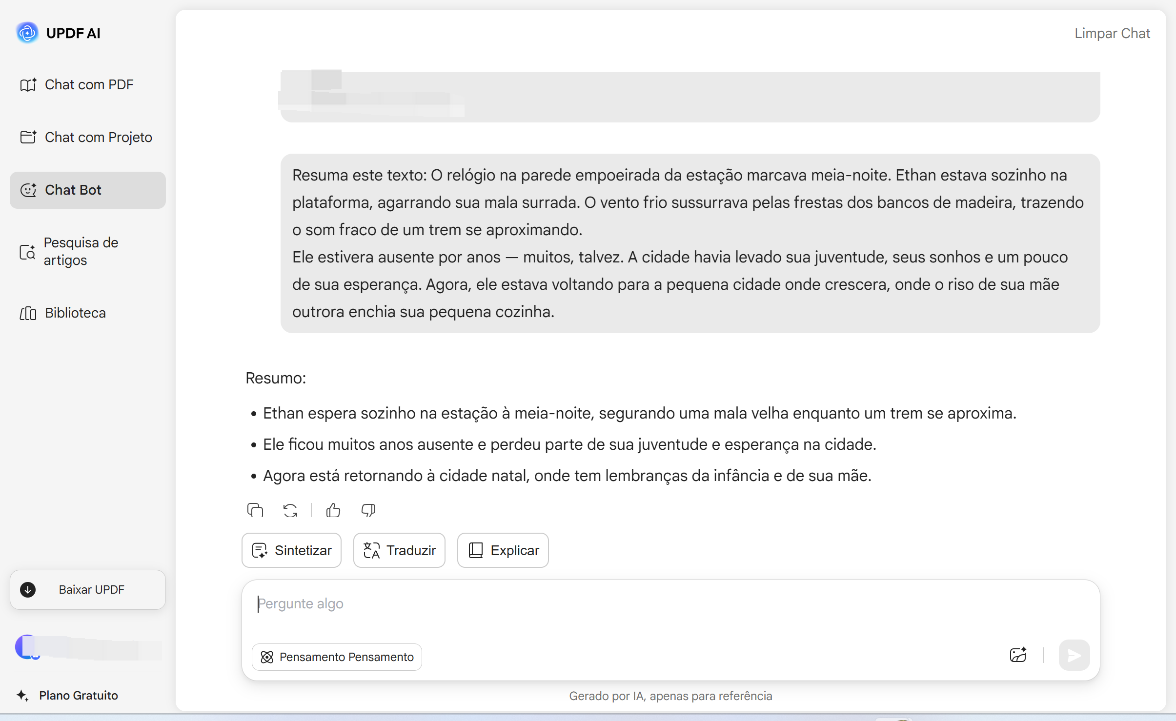 Resumidor de Livros