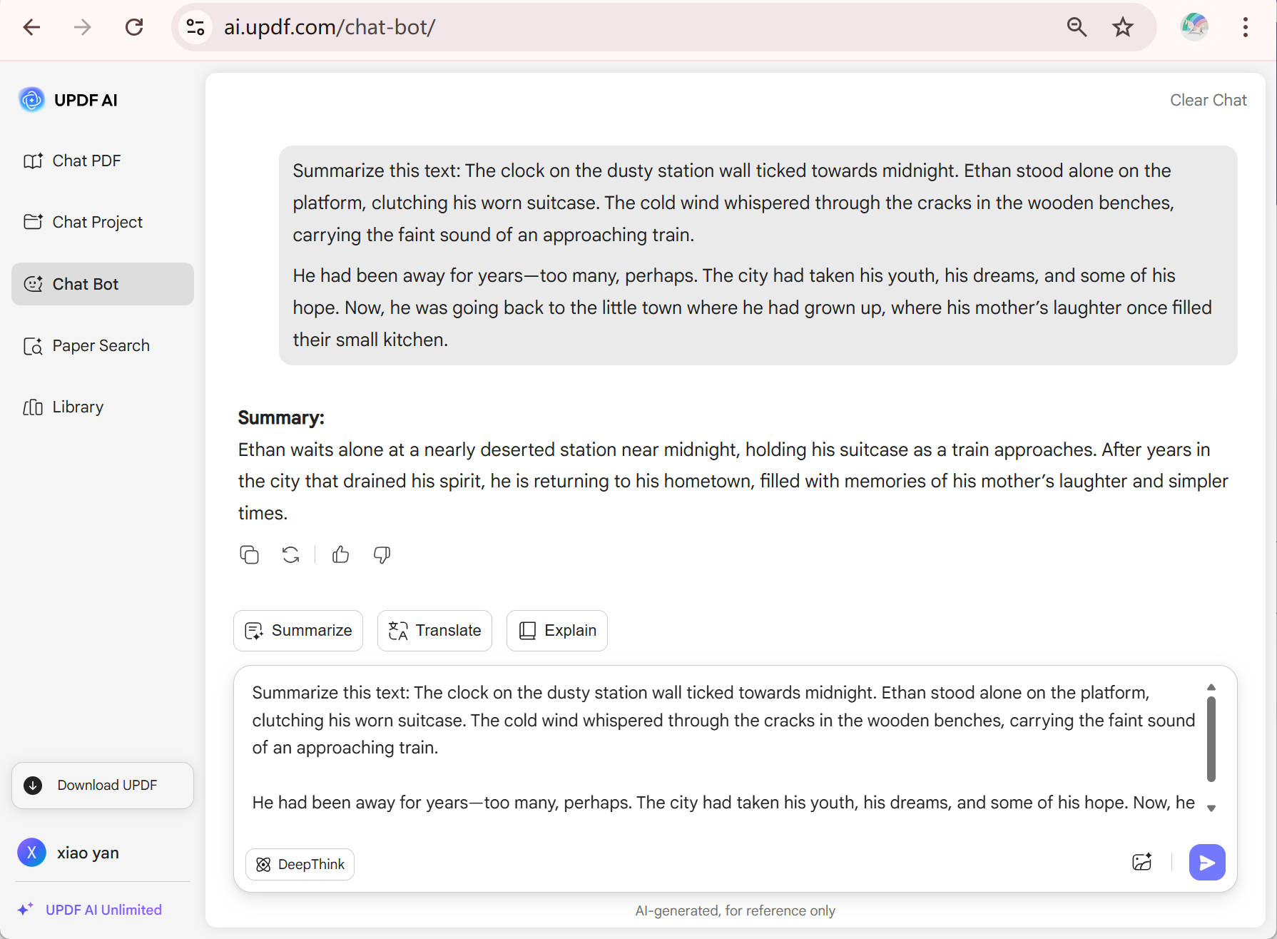 Book Summarizer