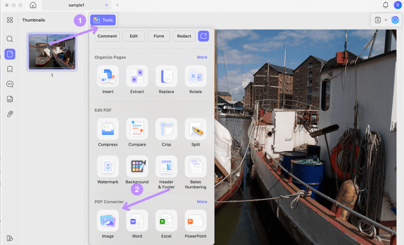 click on the image to convert ORF to PNG or jpg updf mac