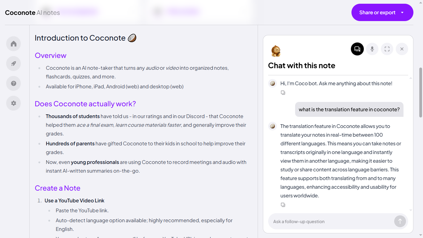 coconote ai chat
