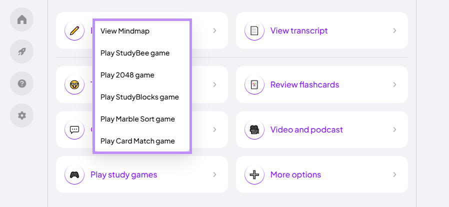 coconote study games