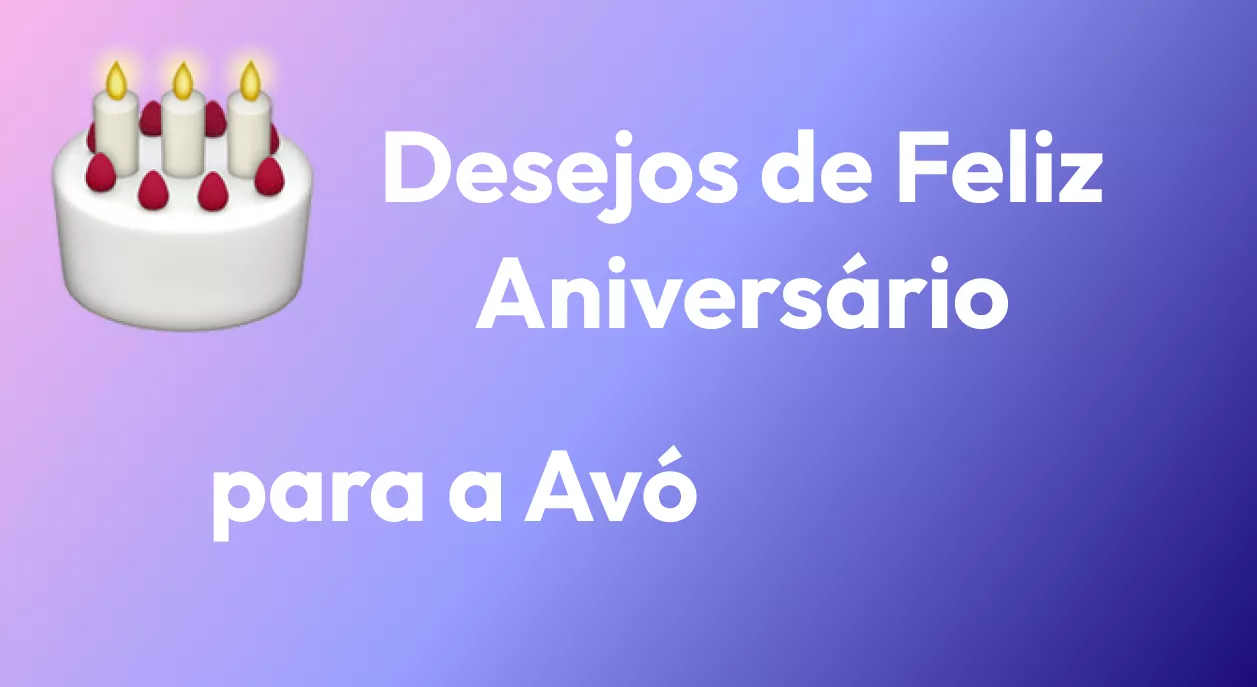 Melhores Desejos de Feliz Aniversário para a Avó Usar