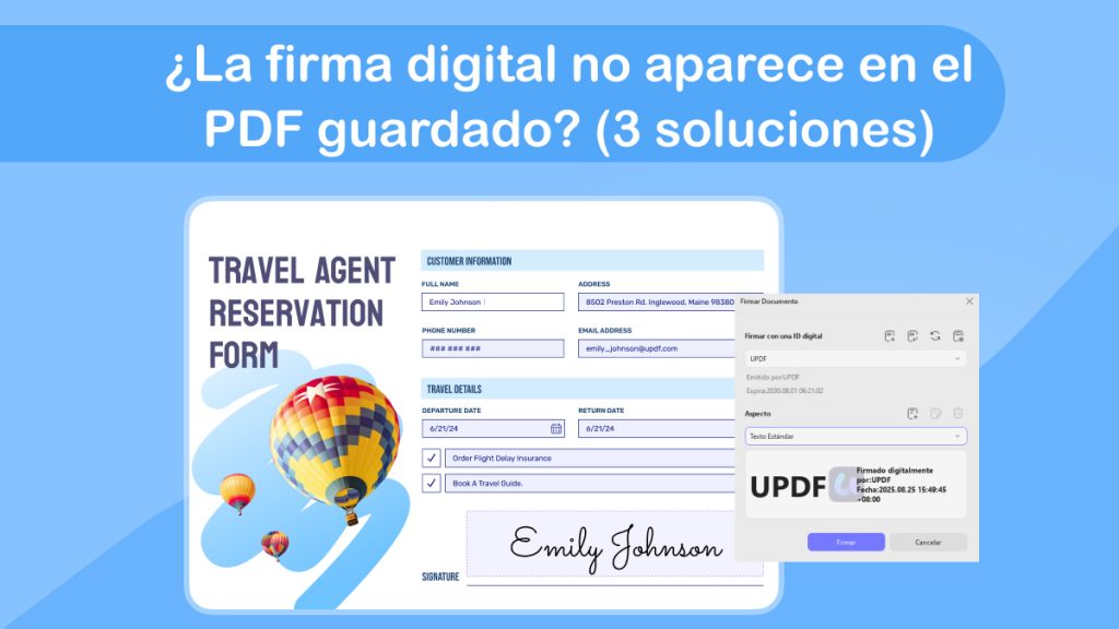 La firma digital no aparece en el PDF guardado | [Official] UPDF