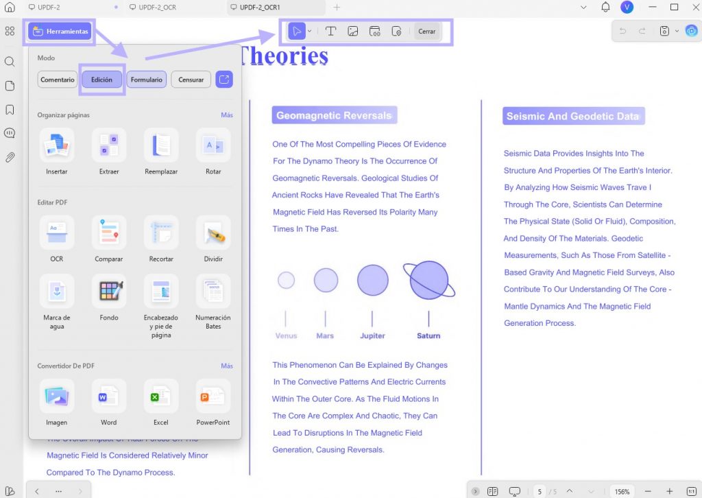 Editar PDF escaneado UPDF Windows