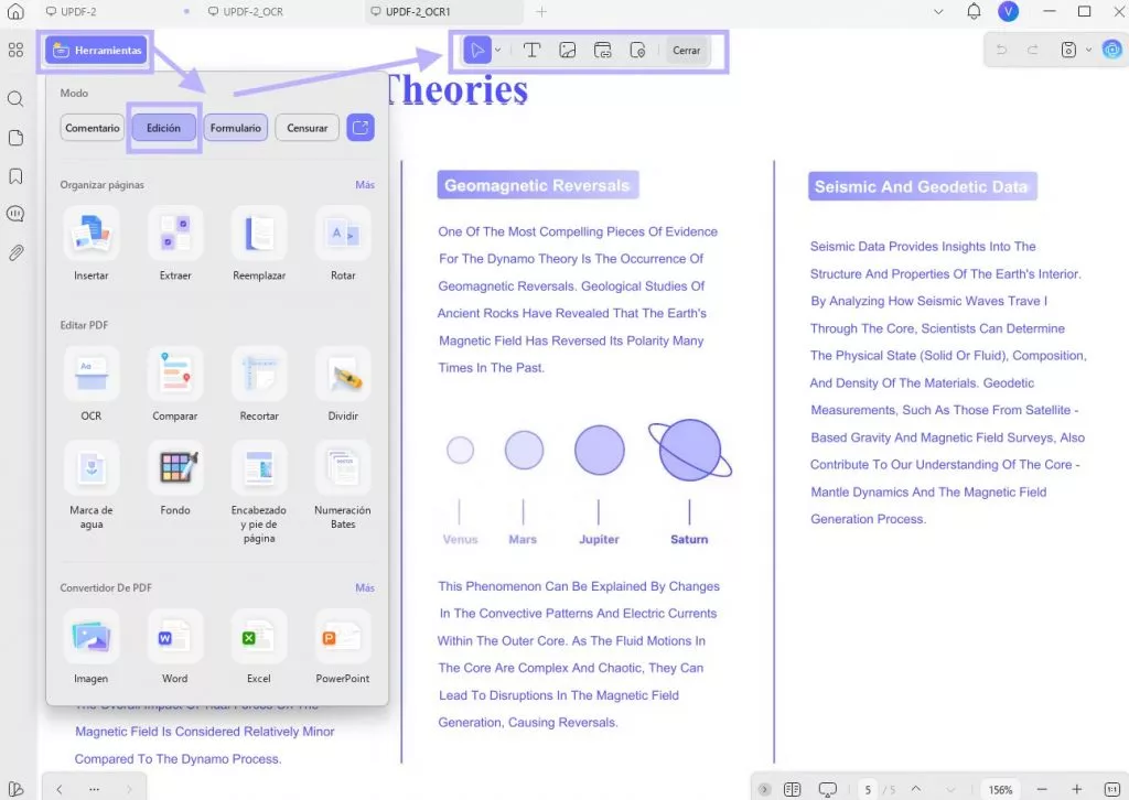 Editar PDF escaneado UPDF Windows