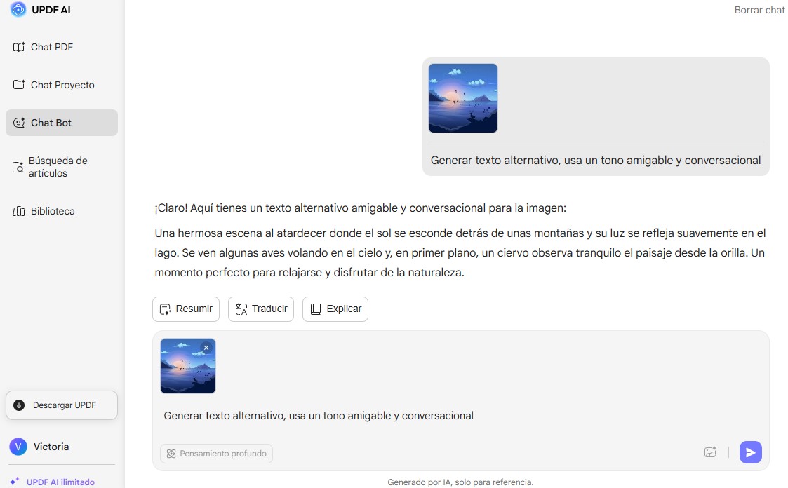 Generar Texto Alternativo