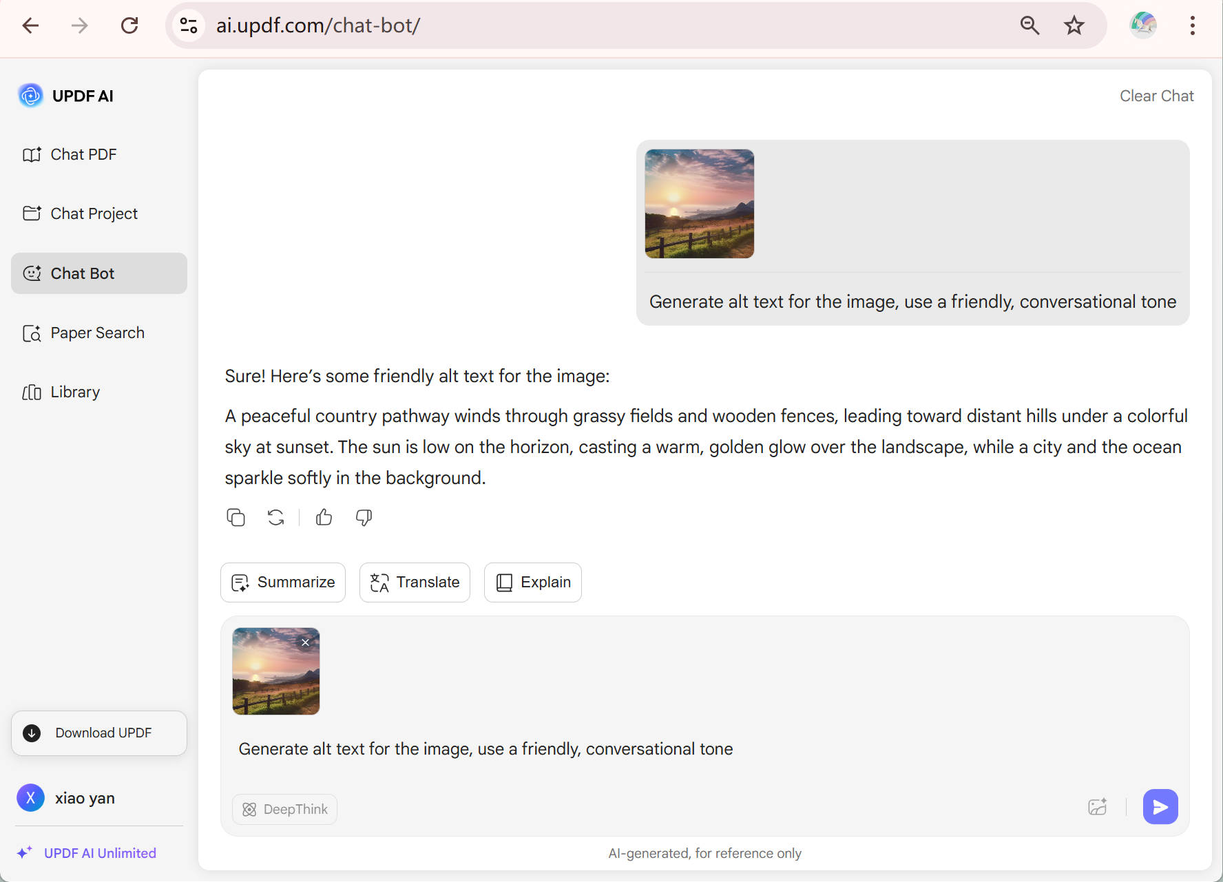 Generate Alt Text