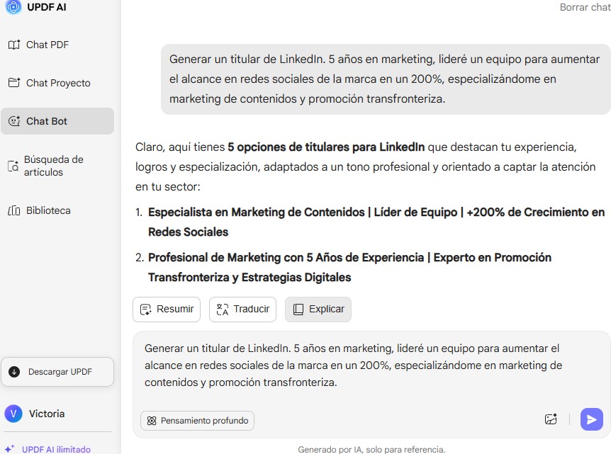 generate linkedin headlines