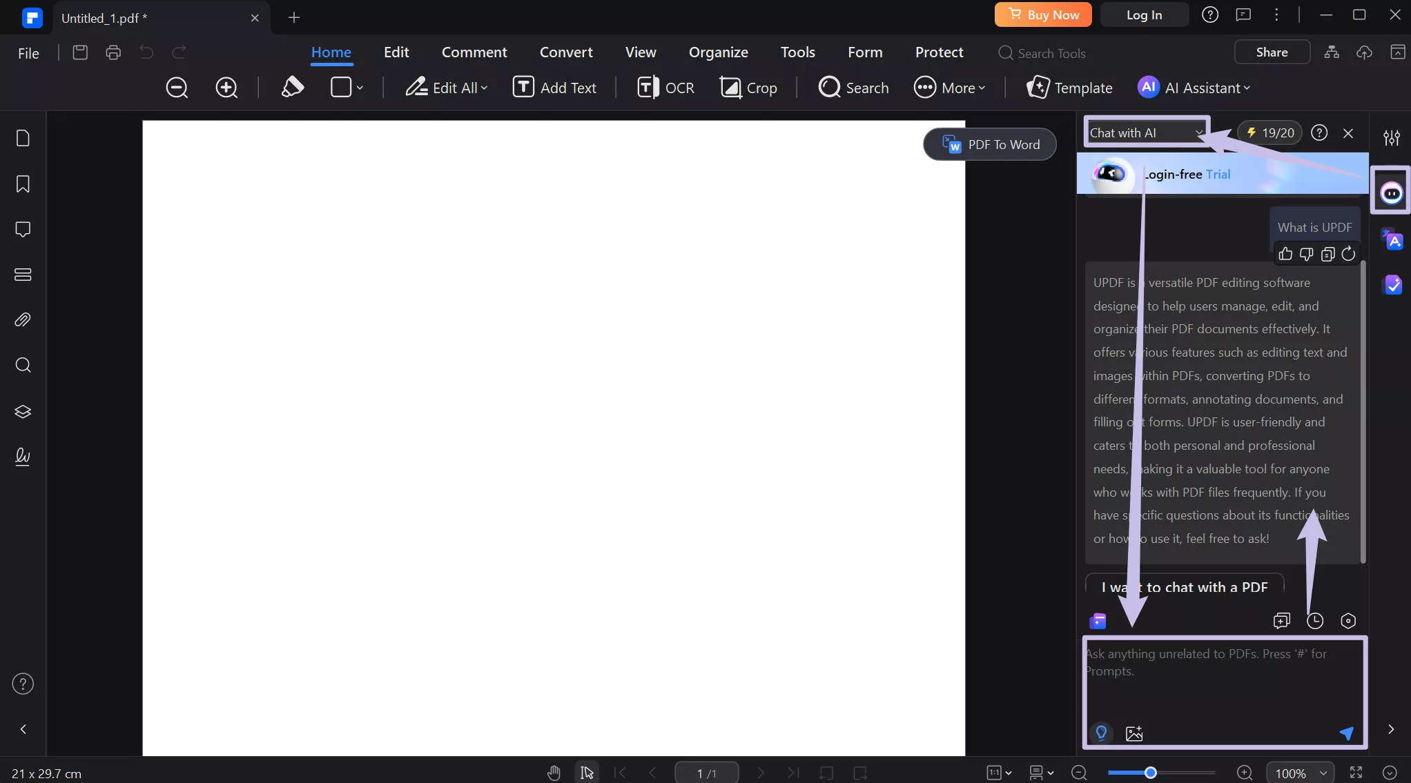 PDFelement Creador de PDF con IA