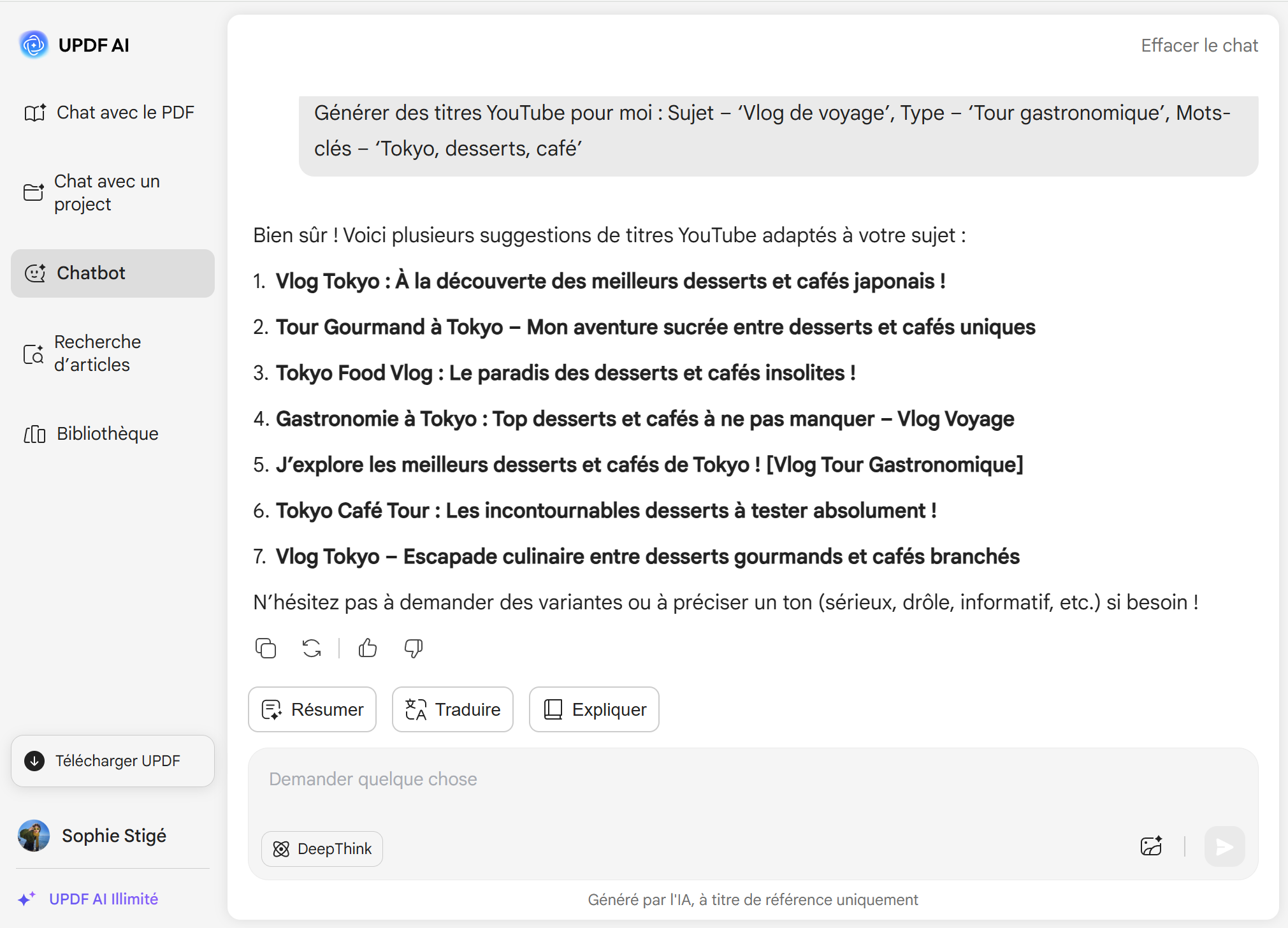 générer titre youtube