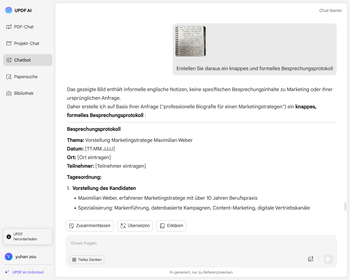 Handschrift-zu-Text