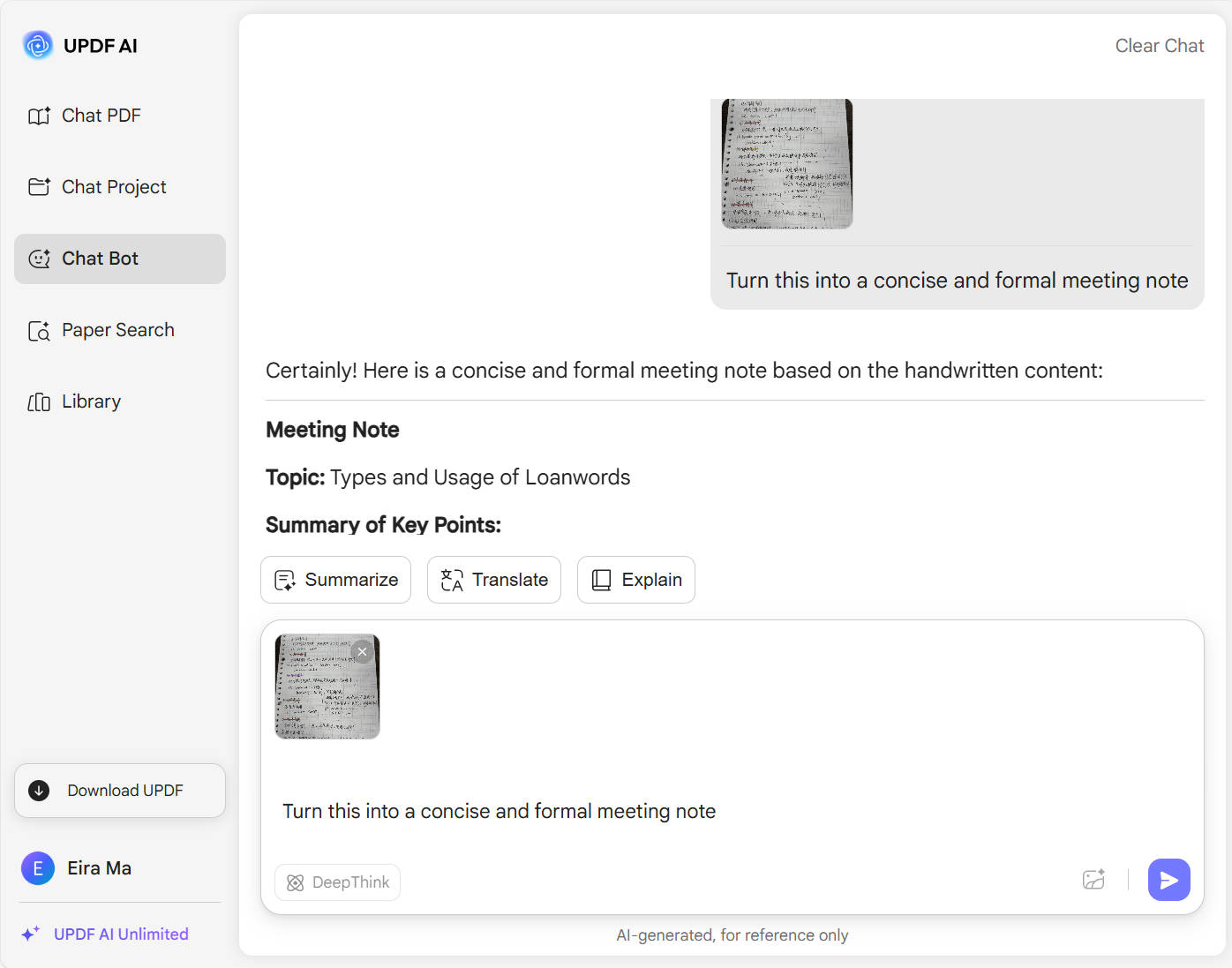 Převod rukopisu na text