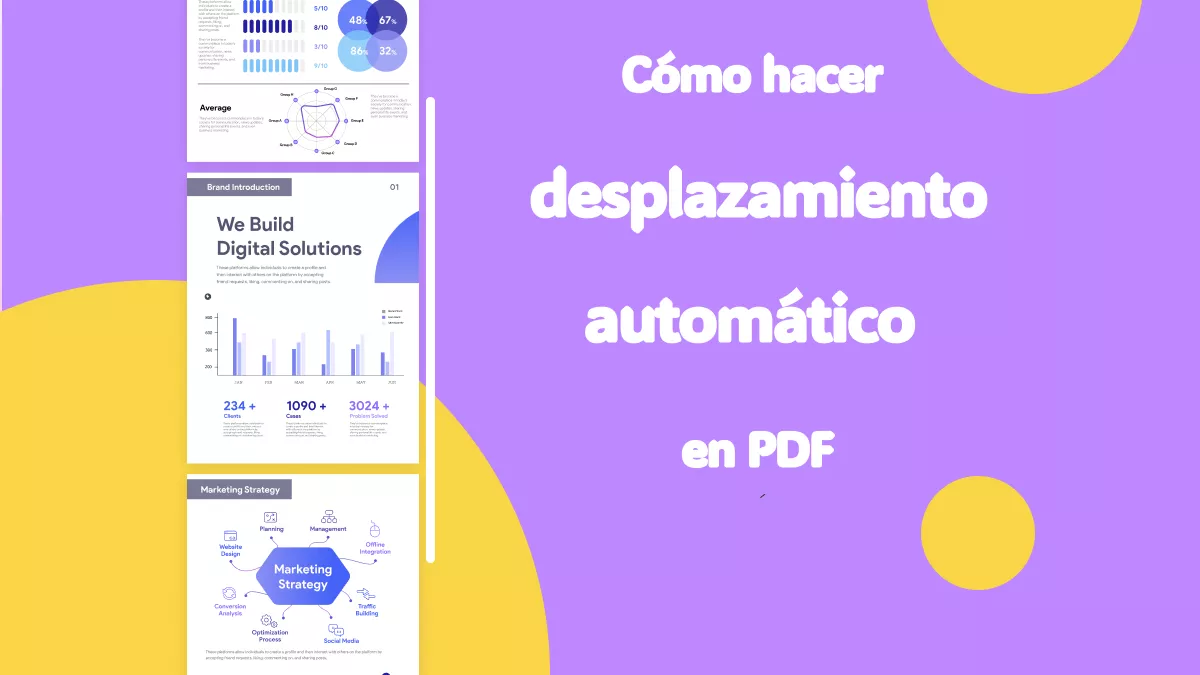 Cómo hacer desplazamiento automático en PDF (3 formas fáciles)
