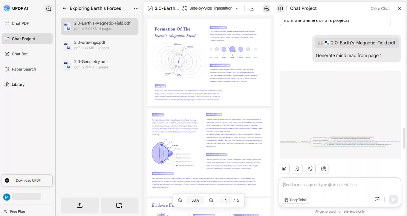mind map pdf pages
