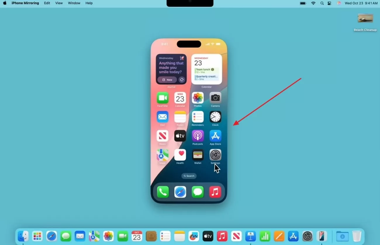 use the screen airplay mirroring