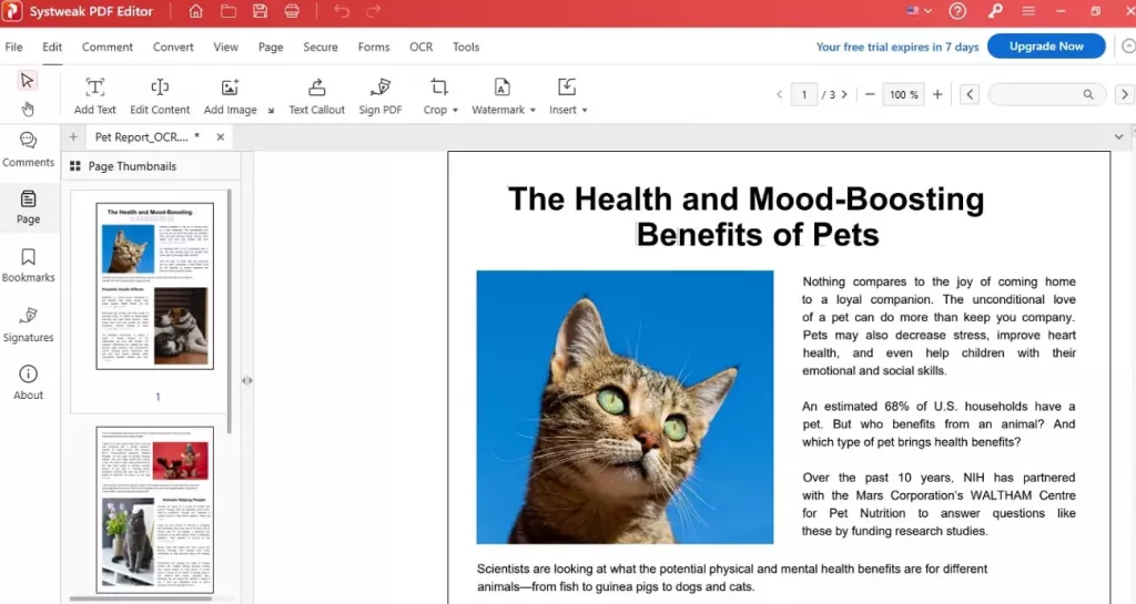 Systweak PDF Editor