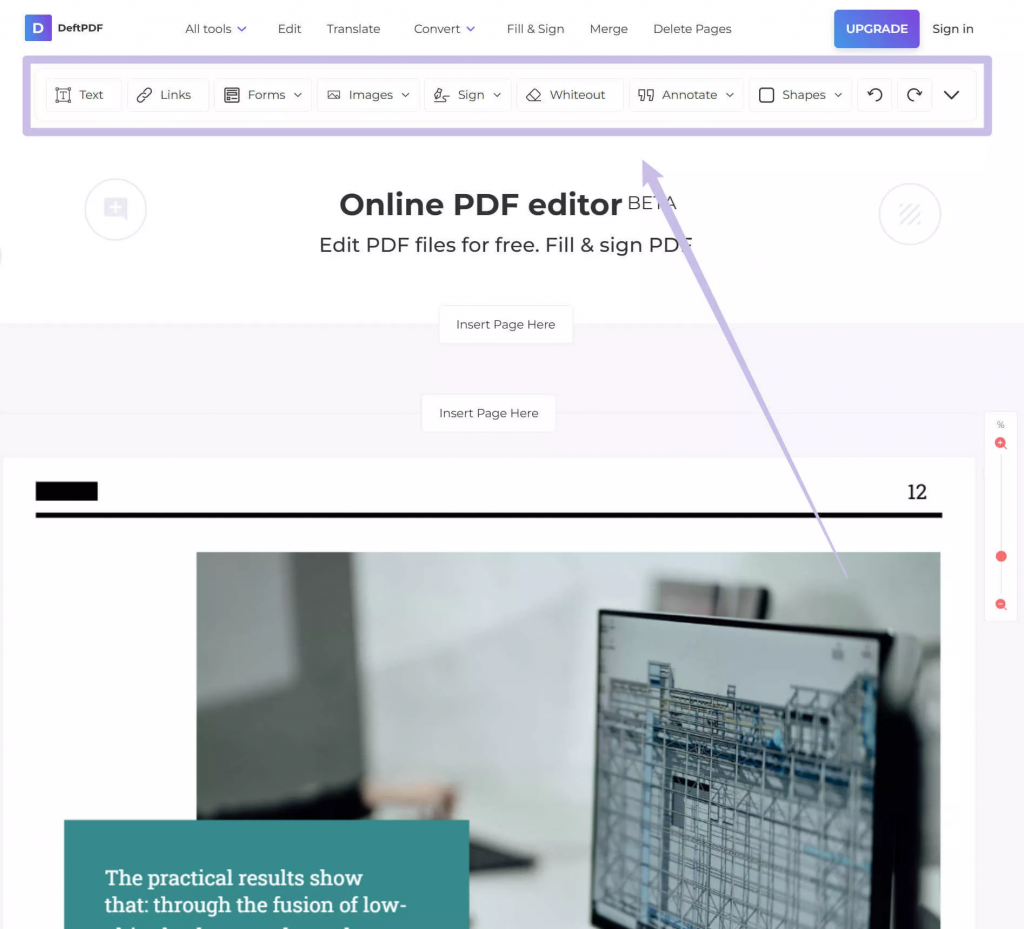 DeftPDF 線上 PDF 編輯器