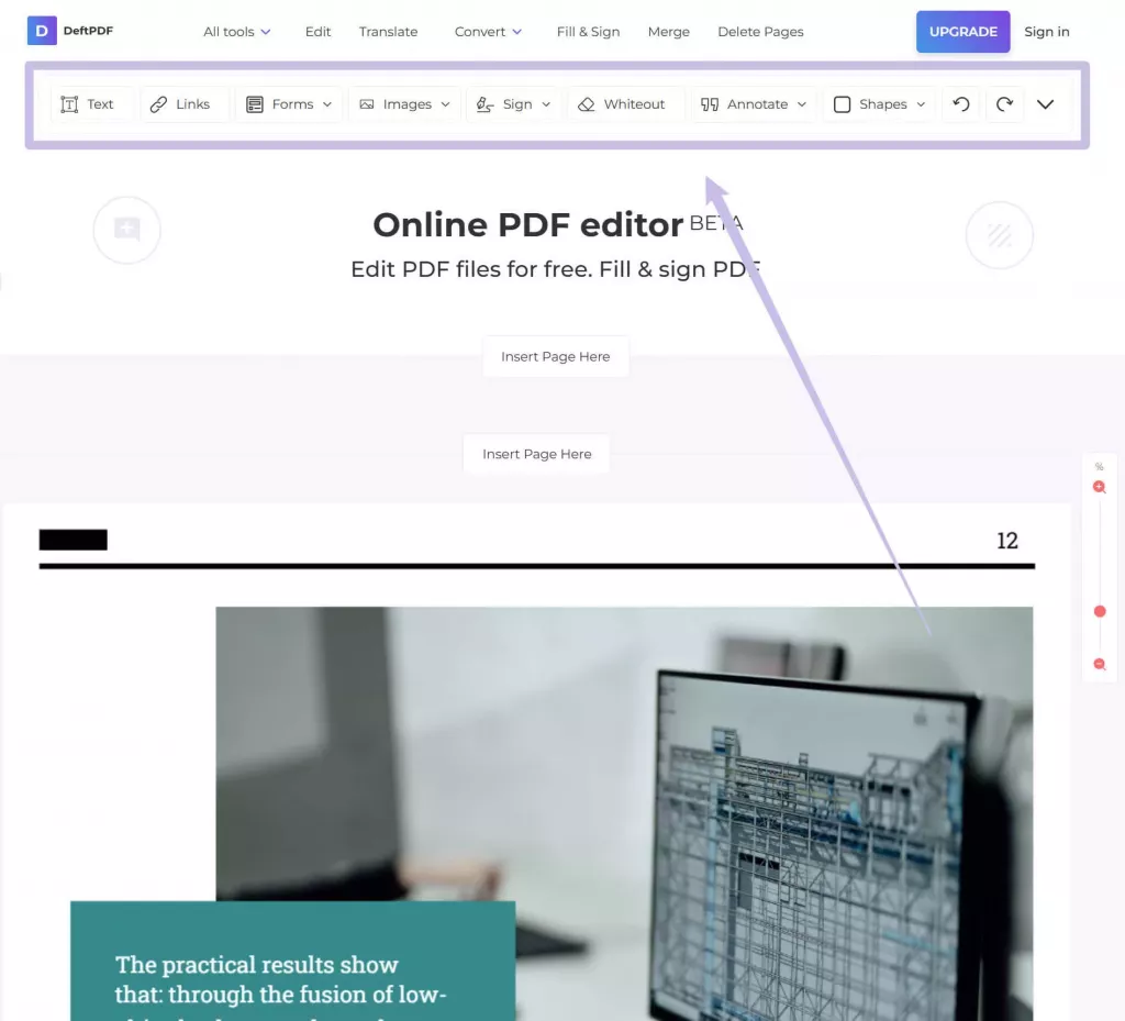 DeftPDF 線上 PDF 編輯器