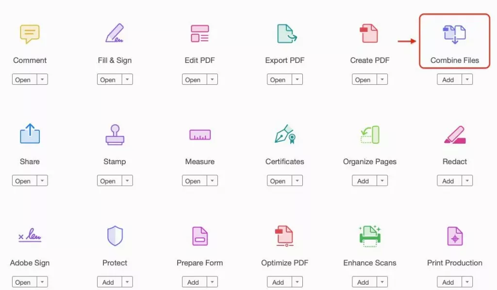 在 Acrobat 上交錯插入 PDF 頁面