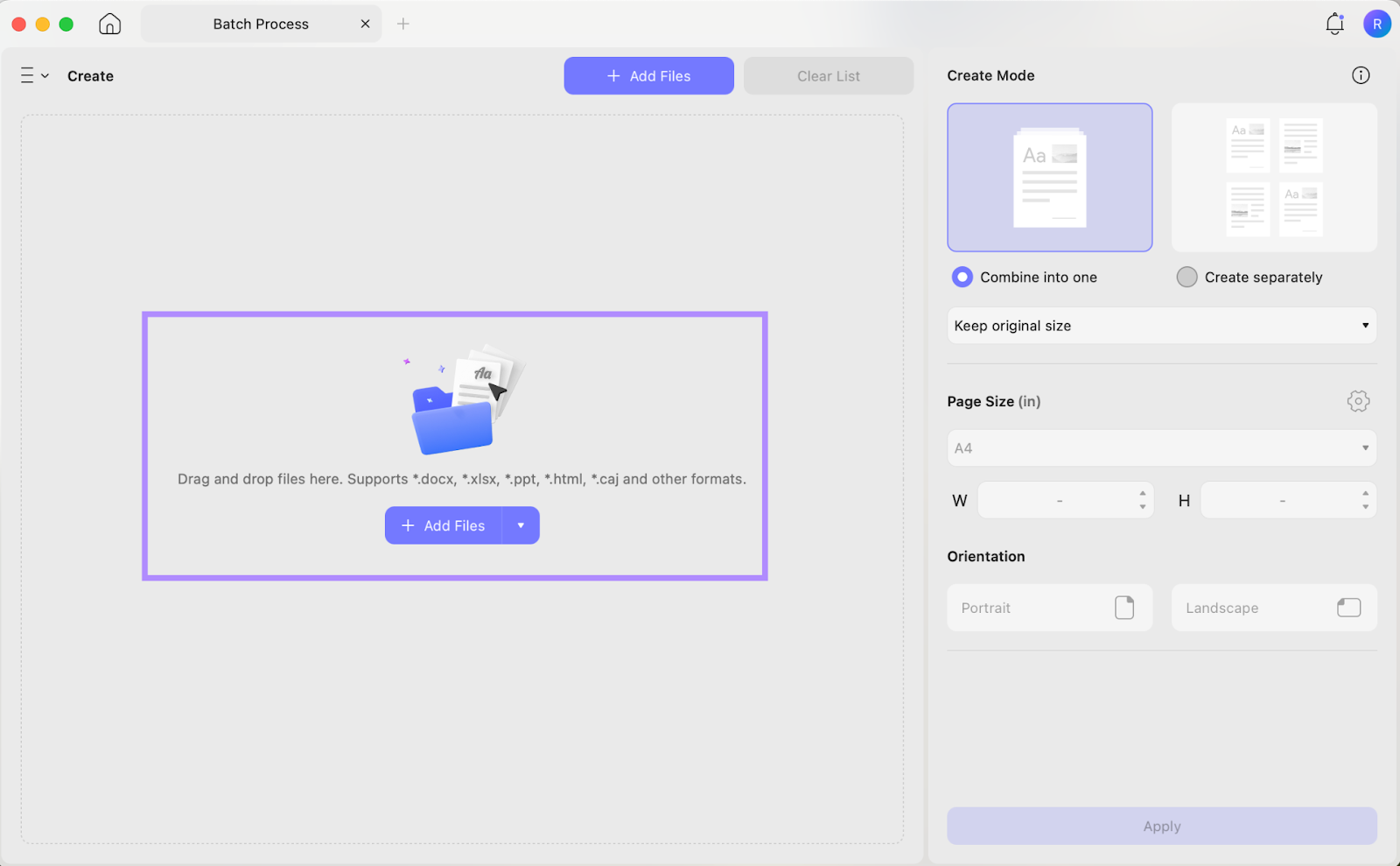 import all srf files to updf on mac