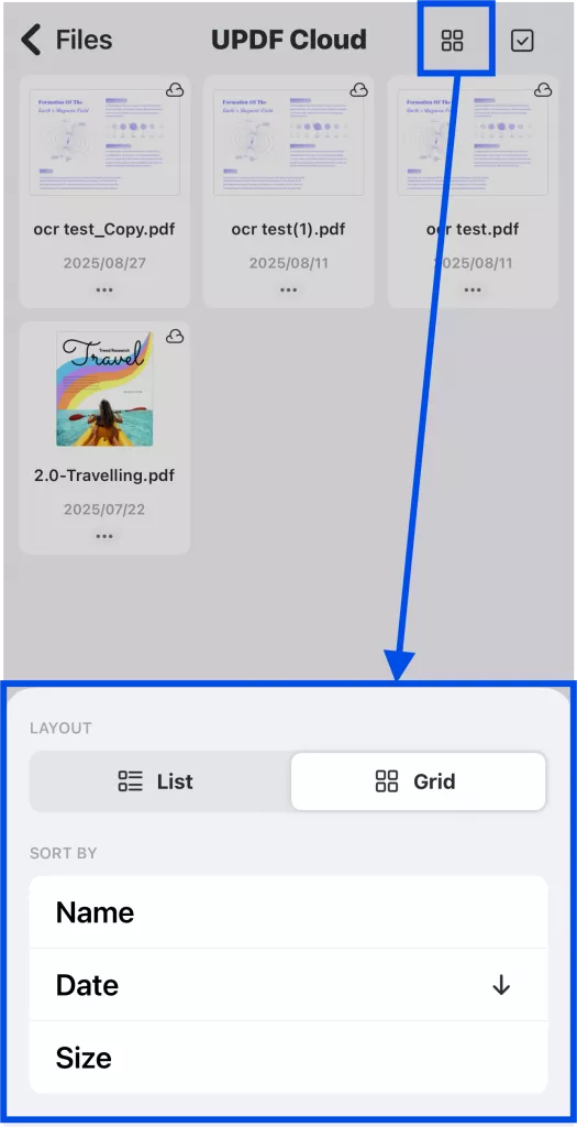layout settings