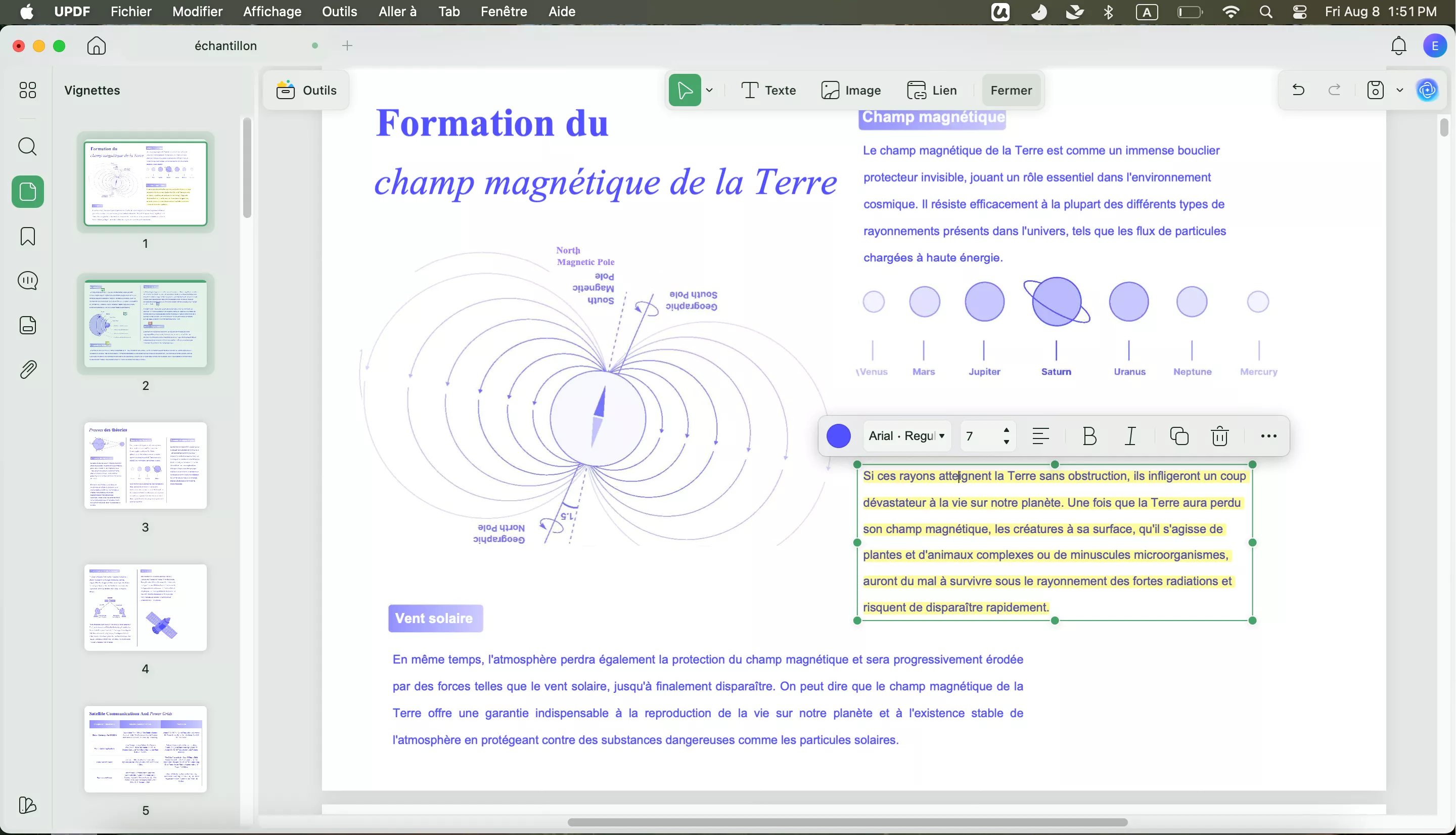 modifier un PDF sur Mac avec UPDF