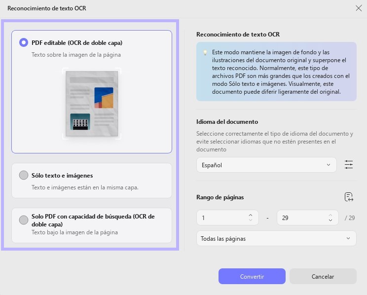 personalizar la configuración de diseño