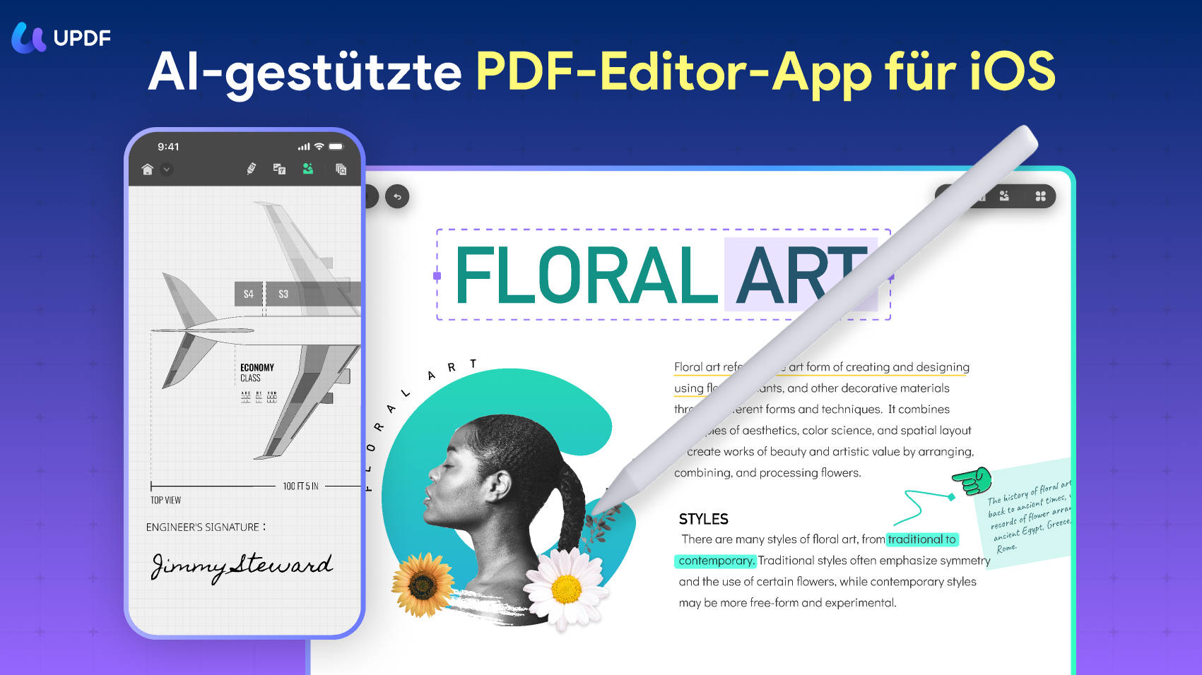 UPDF PDF komprimieren auf iPhone
