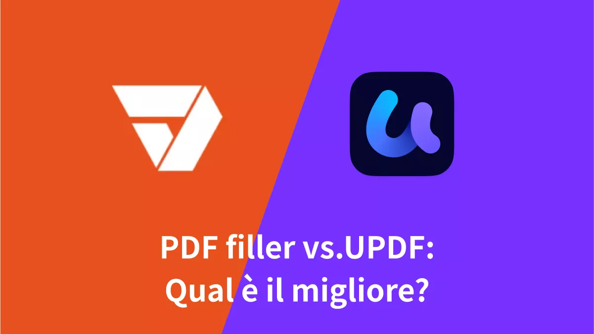 PDFfiller vs. UPDF: Qual è la soluzione migliore per te?