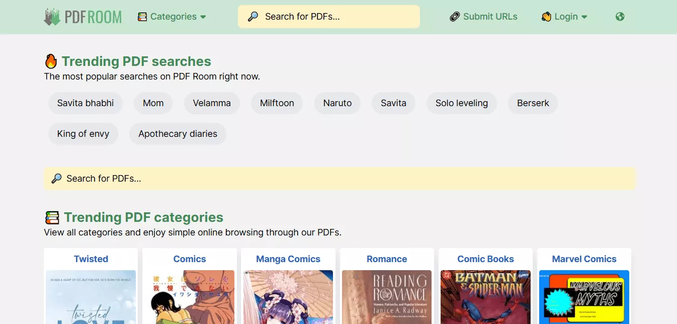  pdfroom homepage