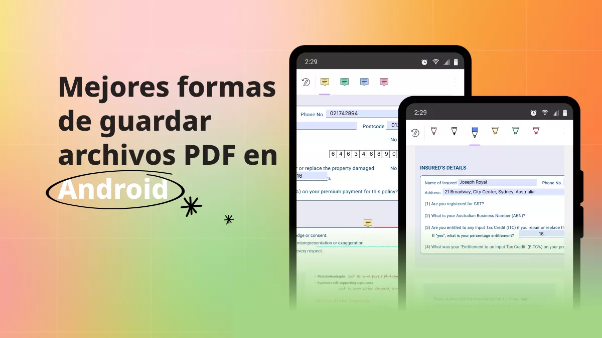 Las mejores formas de guardar archivos PDF en Android en 2025