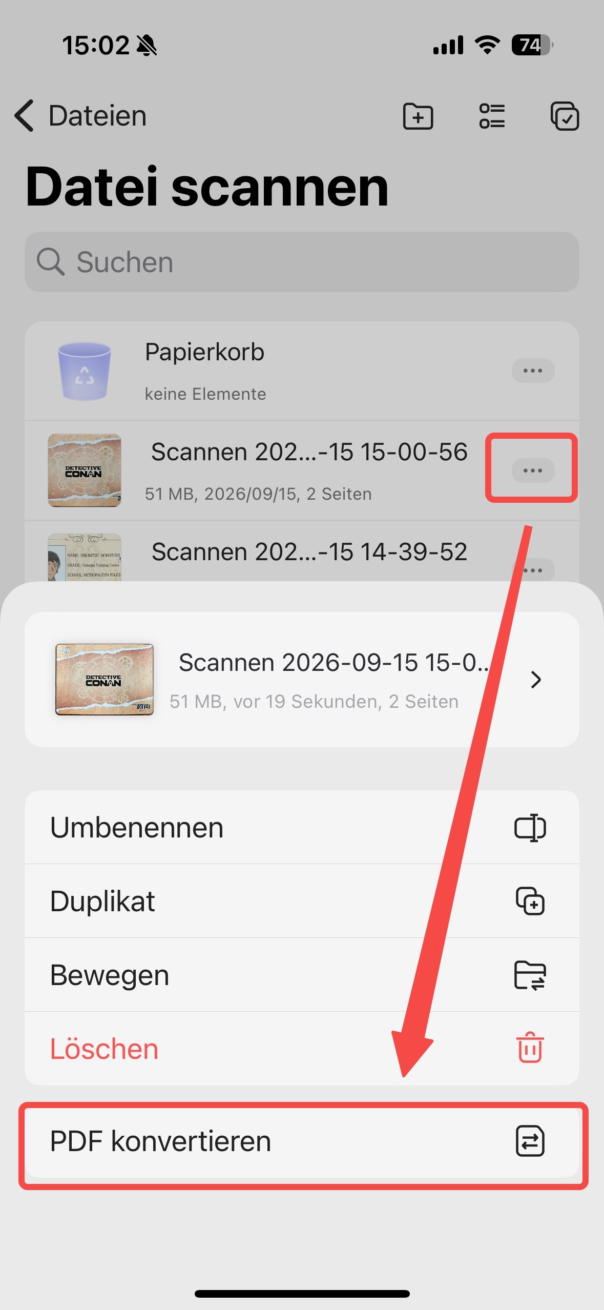 PDF konvertieren