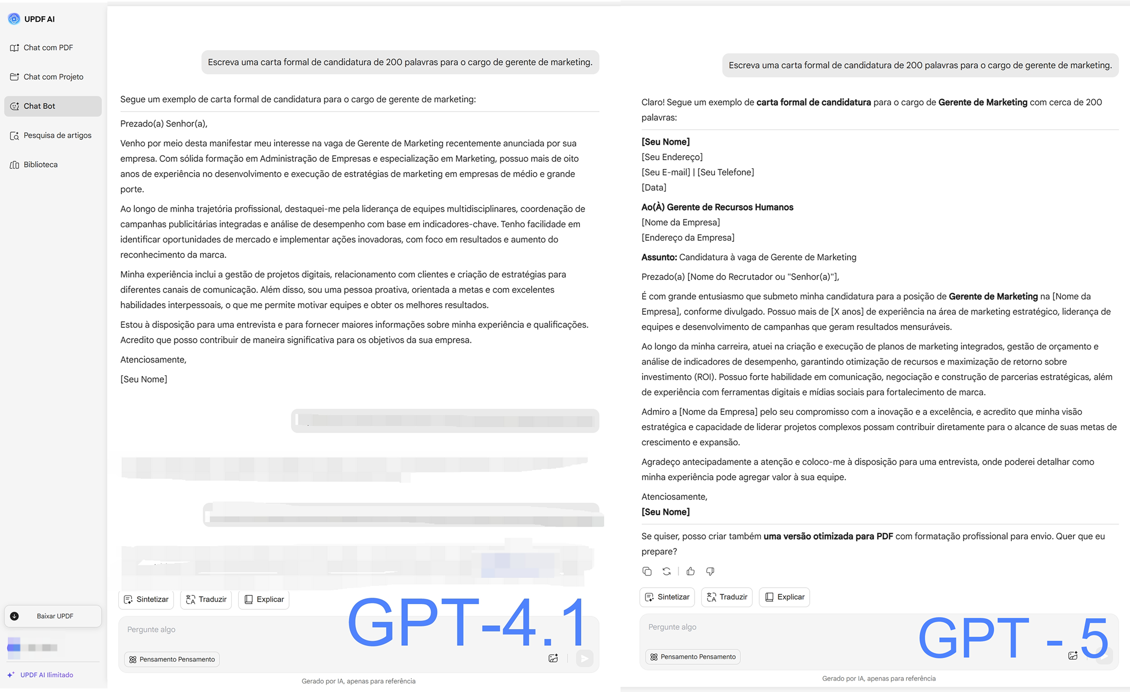 gpt 4.1 vs gpt 5