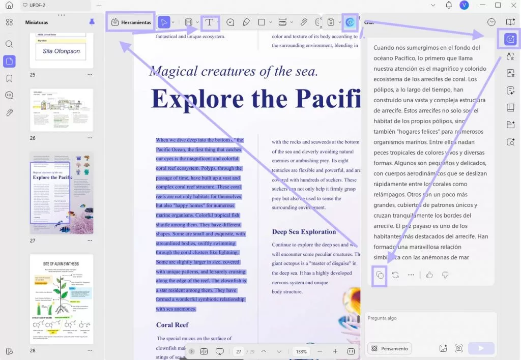 Genera contenido con UPDF AI PDF Maker