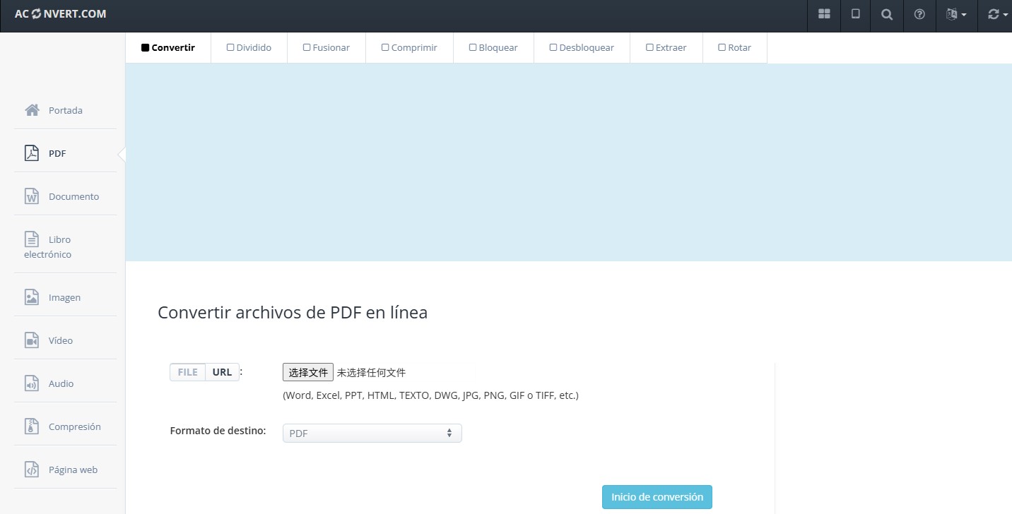 Conversión de xdw a pdf