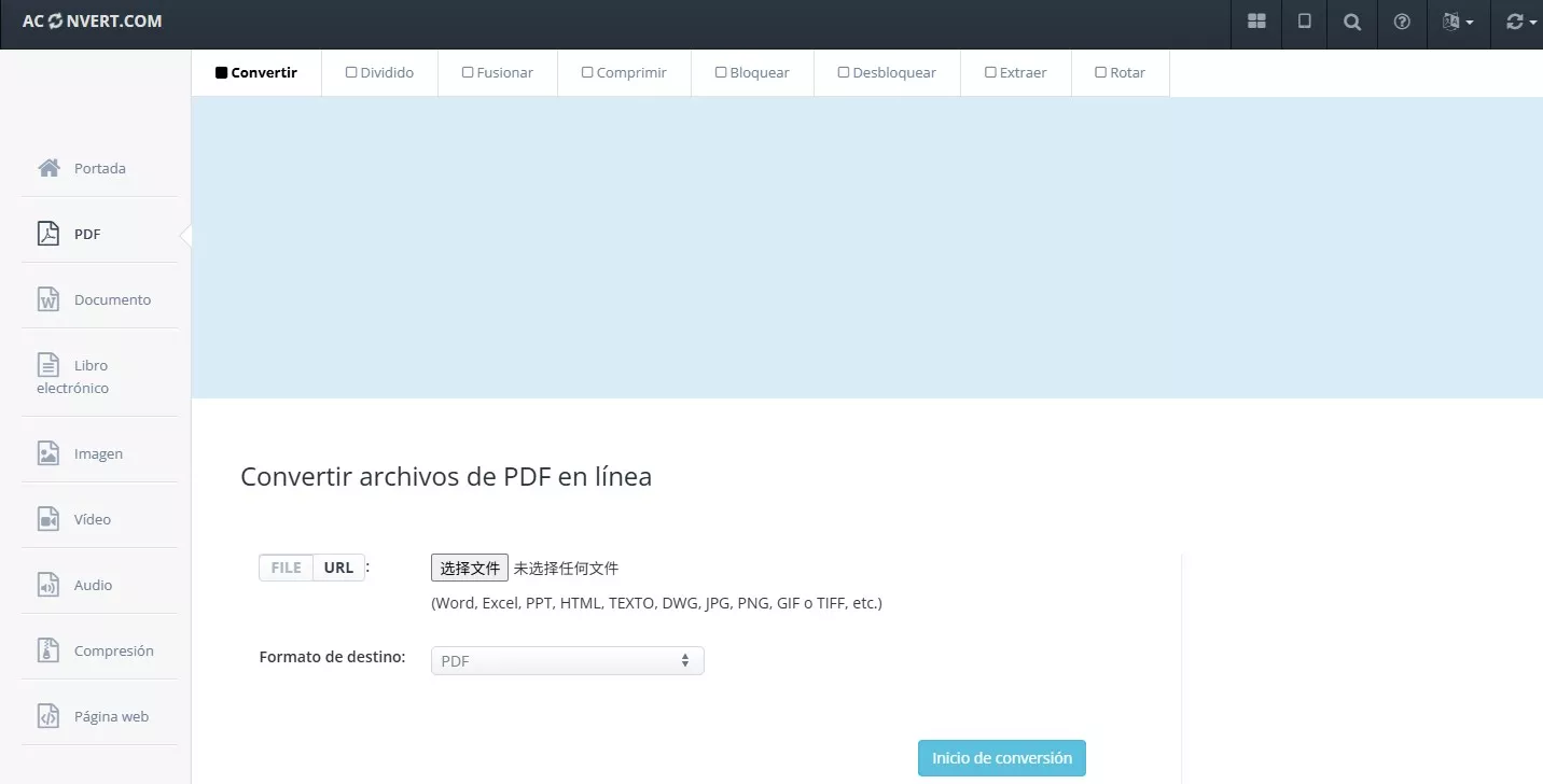 Conversión de xdw a pdf