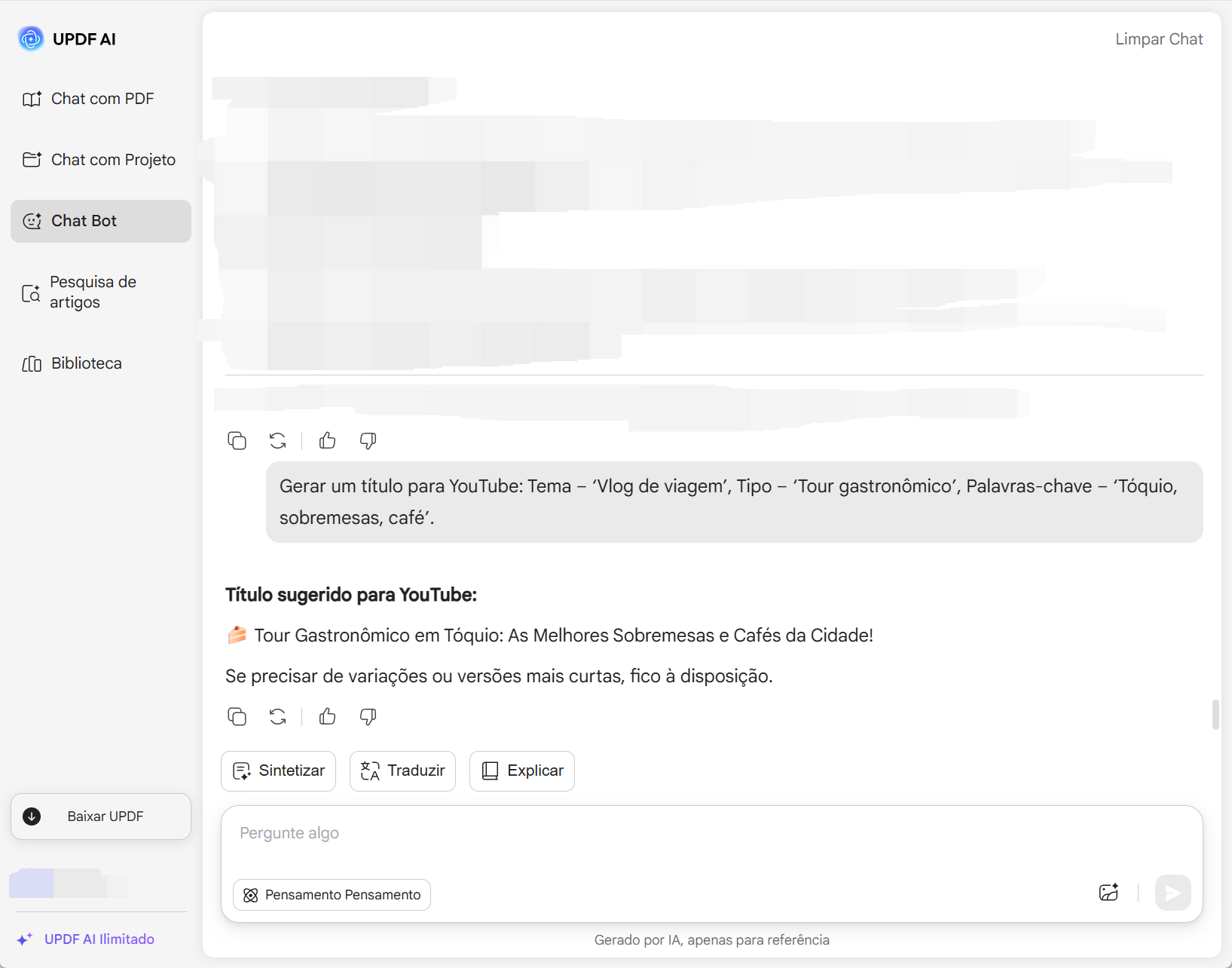 gerar título para youtube