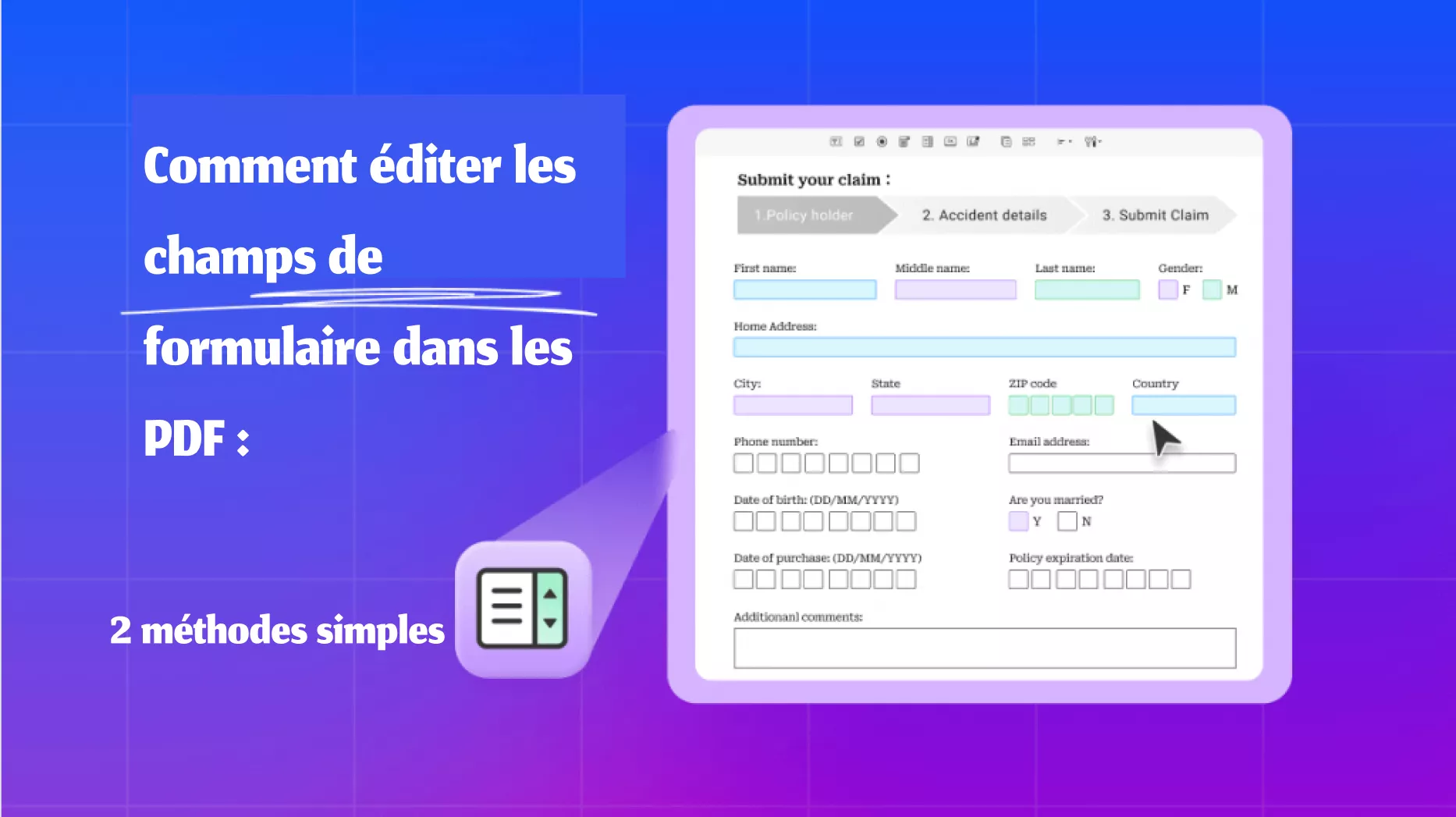 Comment éditer les champs de formulaire dans les PDF : 2 méthodes simples