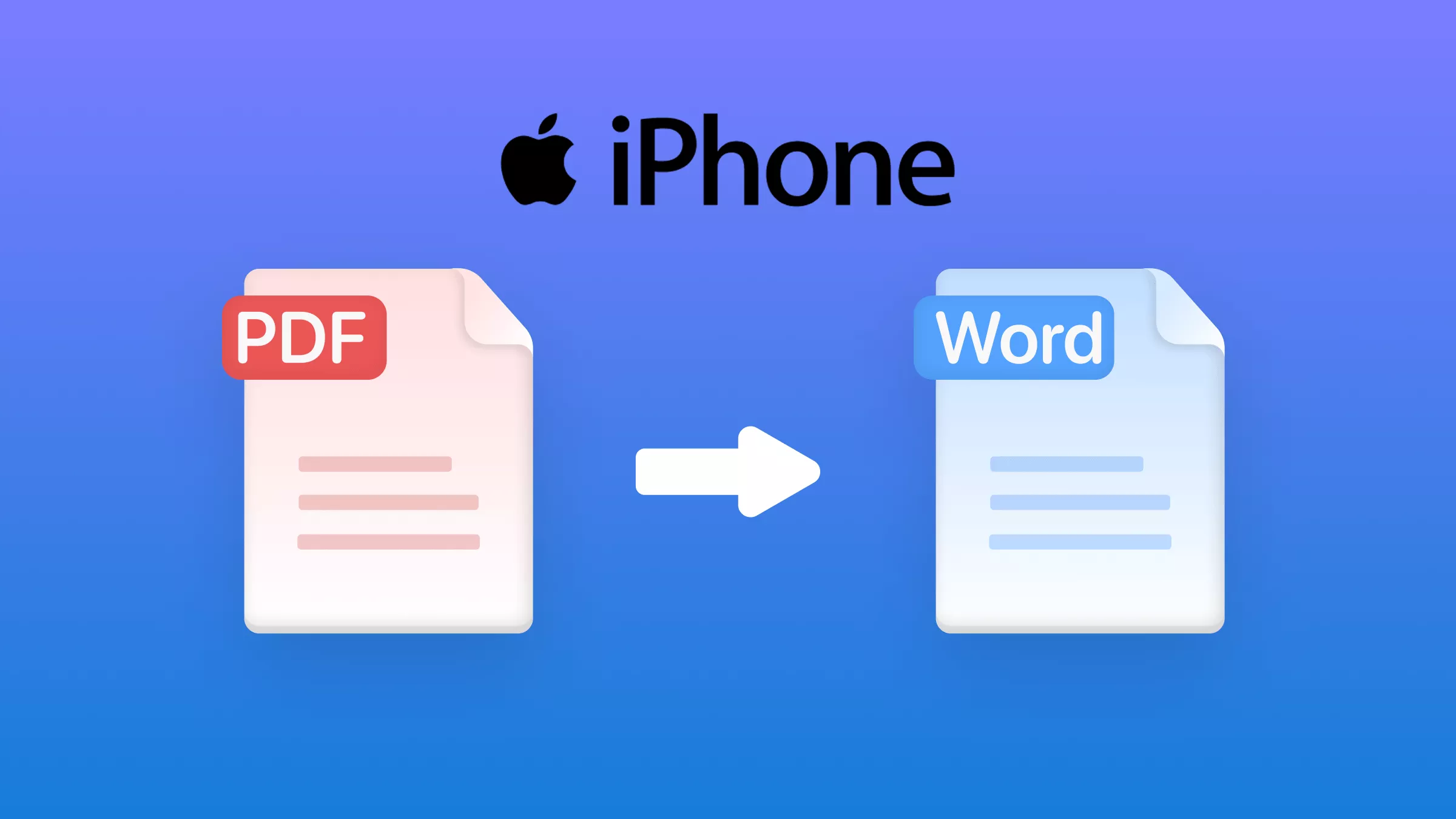 How to Convert PDF to Word on iPhone/iPad? Step by Step