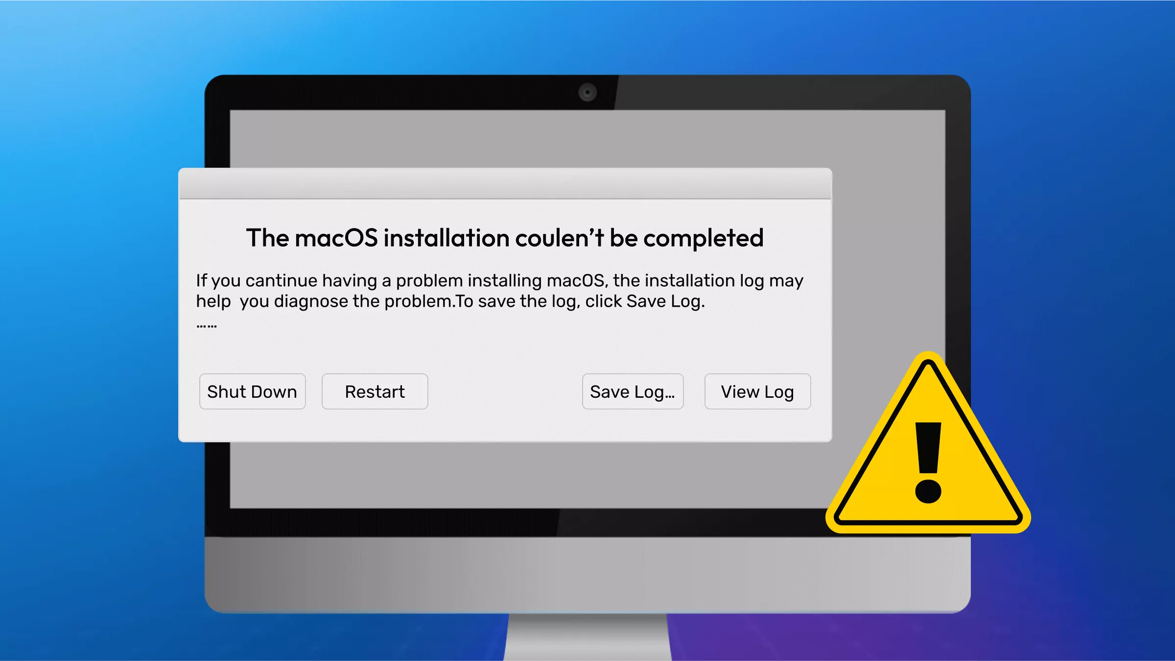 Fixing macOS Installation Couldn't be Completed