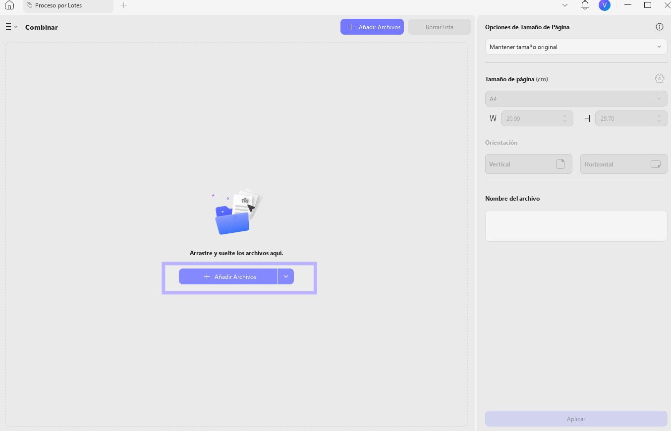 Crear por lotes de imagen de WhatsApp a PDF