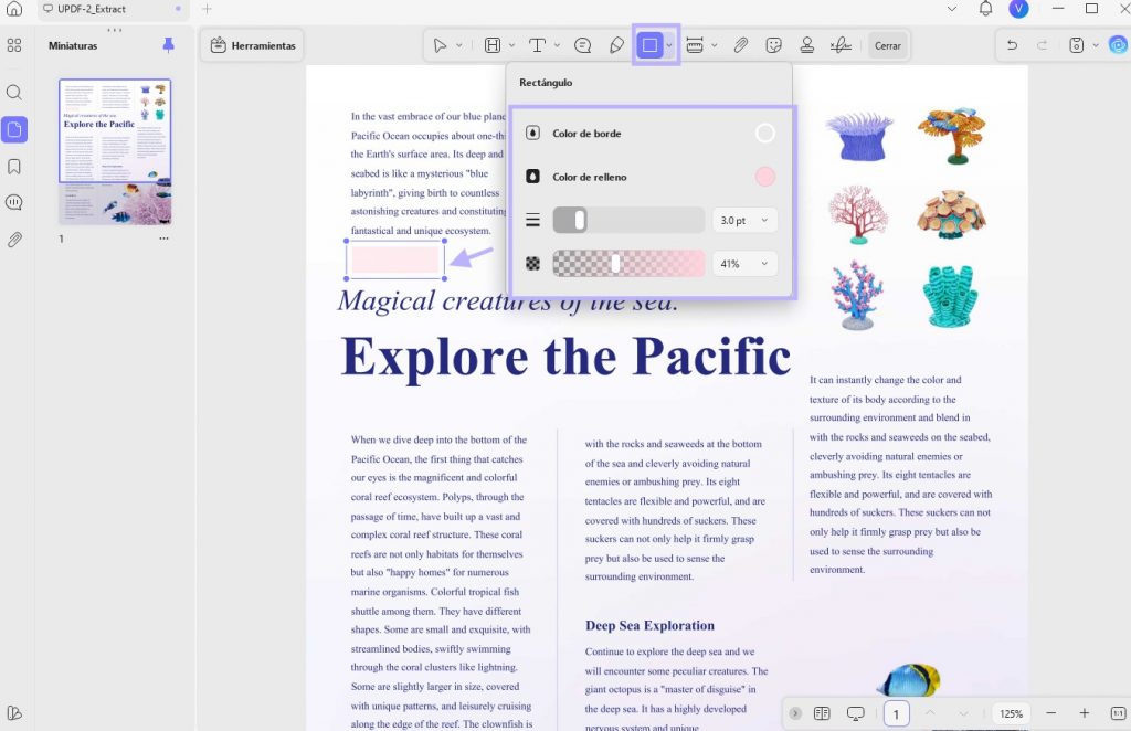 Usar forma para eliminar números de página en PDF