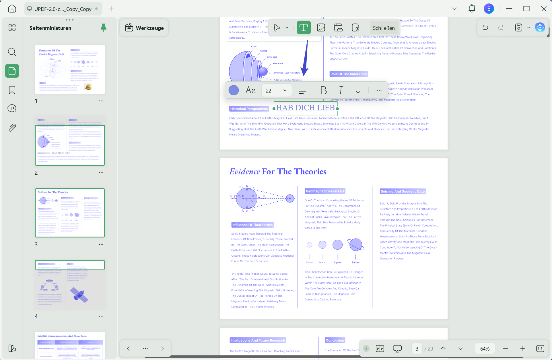 neuen Text zu PDF-Updf-Fenstern hinzufügen