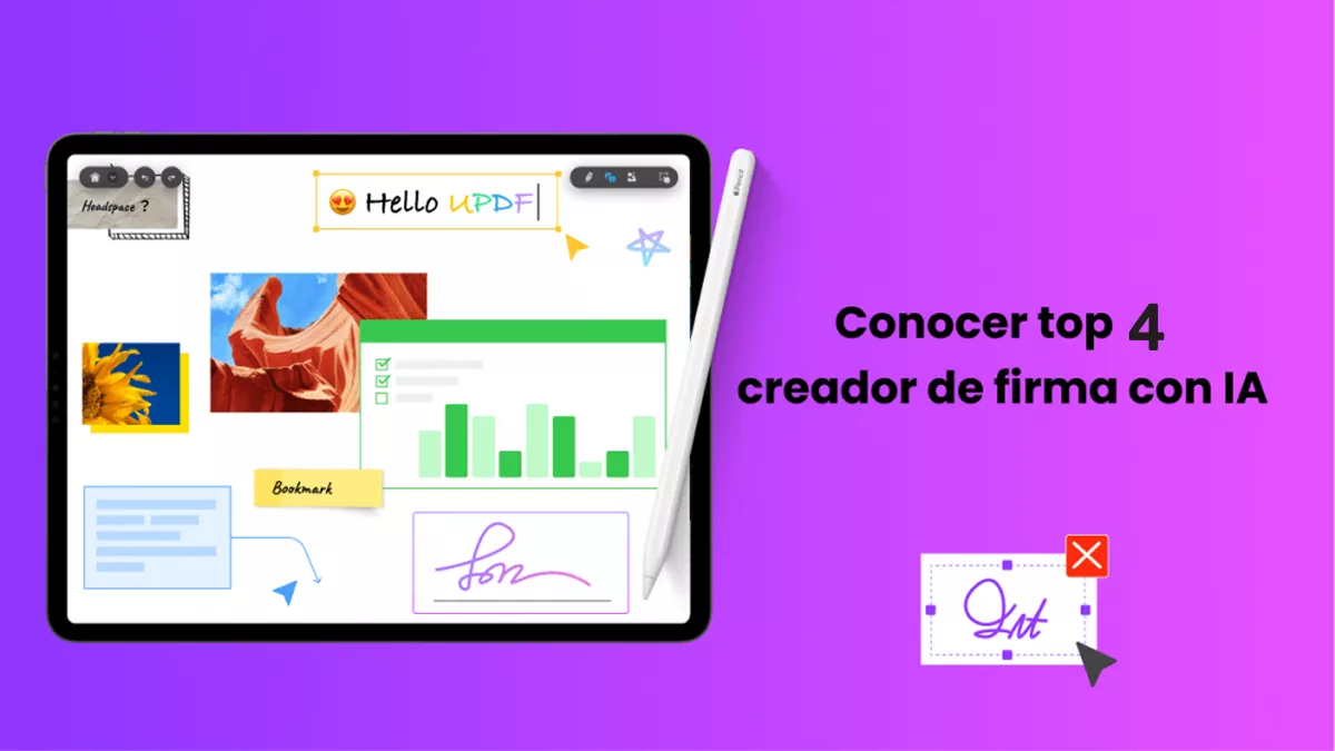 Conocer top 4  creador de firma con IA