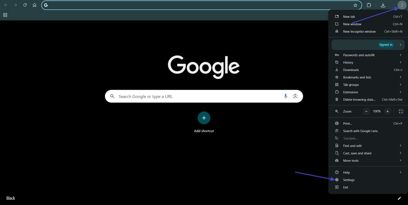 access setting in chrome mac